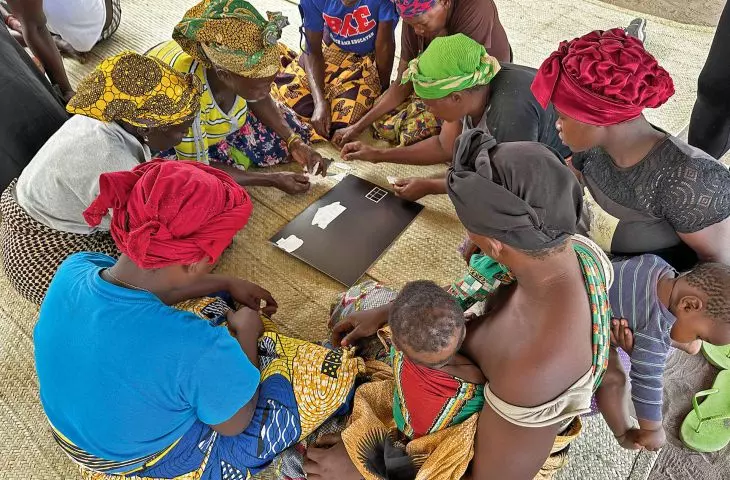 participatory sessions with female refugees
