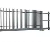 VERTICALE - novelty among palisade fences - self-supporting gate