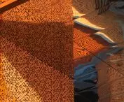 a mirror was placed on the ceiling above the square between the building's shafts