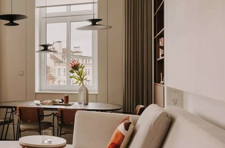 An apartment in a tenement building on Bema Square in Wrocław