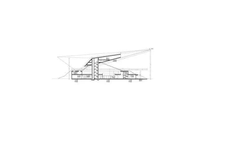 B-B cross-section