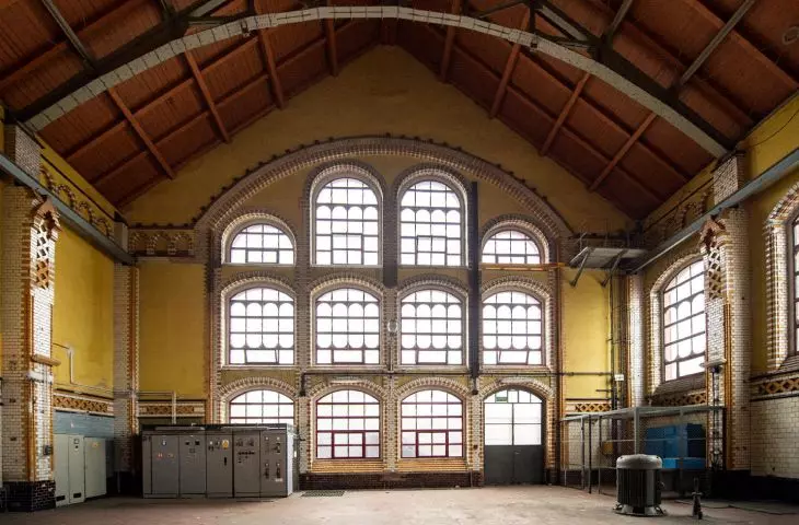 Port Miejski we Wrocławiu - wnętrze przepompowni