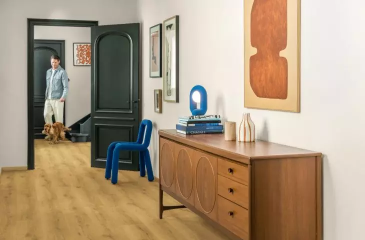 Vintage works best when classic forms are paired with bolder colors and contemporary details 