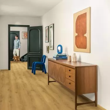 Vintage works best when classic forms are paired with bolder colors and contemporary details 