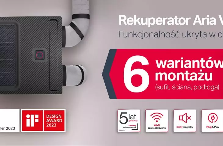 6 wariantów montażu