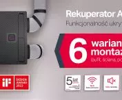 6 wariantów montażu