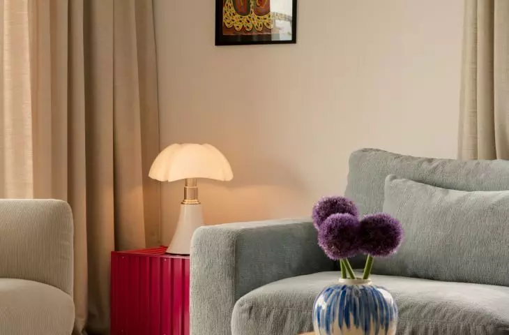 This apartment shows that a family home can be functional, comfortable, and full of character