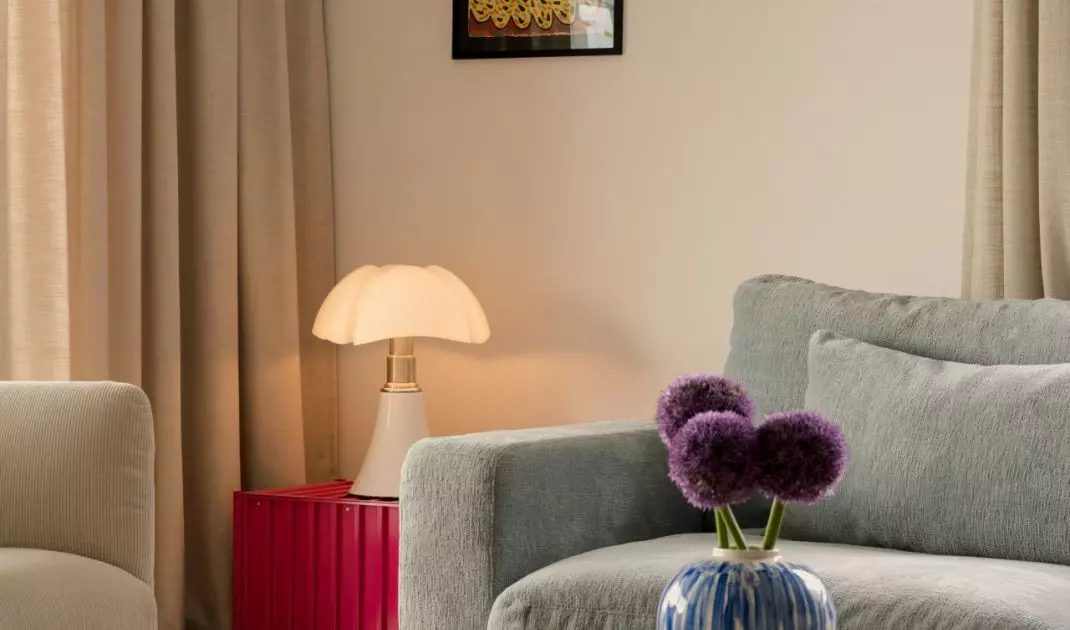 This apartment shows that a family home can be functional, comfortable, and full of character