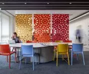Openwork acoustic panels