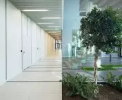 interpenetration of interior and exterior spaces