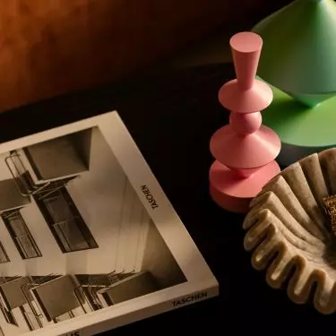 The decorative accents here aren't random—they help create the apartment's personal character