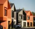 A neighborhood of single-family homes at 58 Borków Street in Warsaw