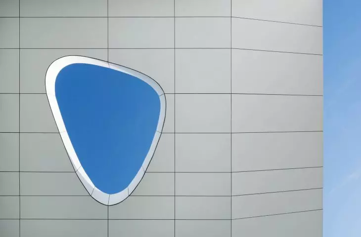 cutout above the atrium