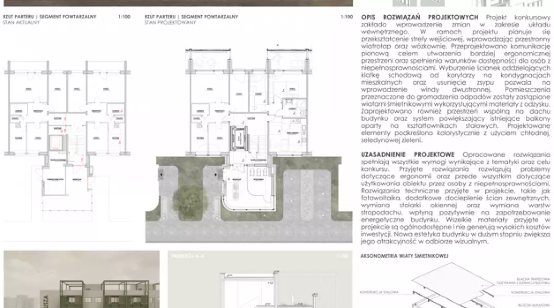 II Nagroda, proj.: Gabriela Majdańska, Łukasz Król, Błażej Krakowski, Przemysław Sioma
