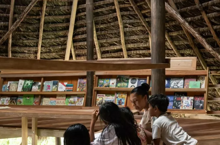 Yuyarina Pacha Community Library in Huaticocha