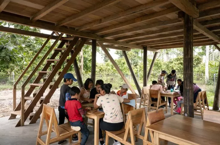 Yuyarina Pacha Community Library in Huaticocha