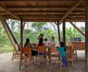 Yuyarina Pacha Community Library in Huaticocha