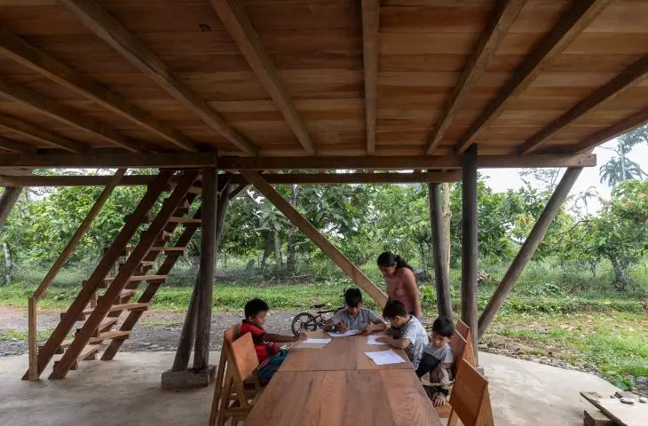Yuyarina Pacha Community Library in Huaticocha
