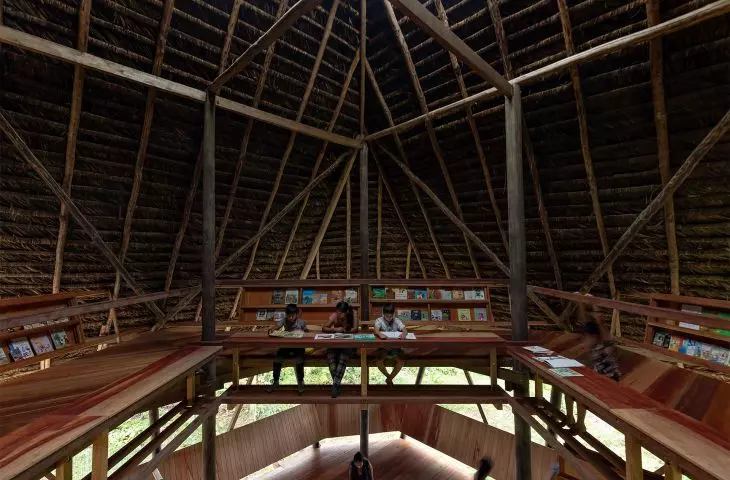 Yuyarina Pacha Community Library in Huaticocha