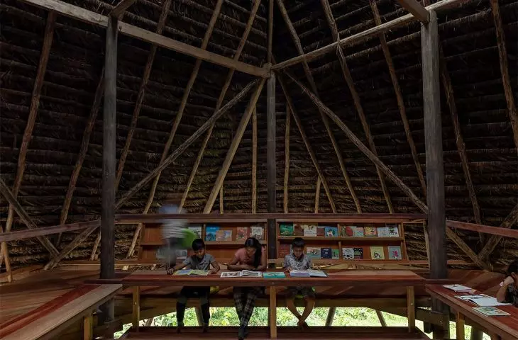Yuyarina Pacha Community Library in Huaticocha