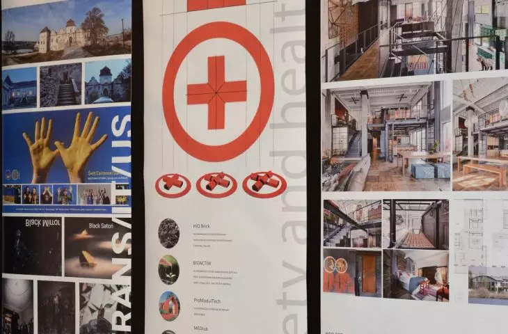 wystawa projektów architektów z Ukrainy i prezentacja projektu Red Cross 