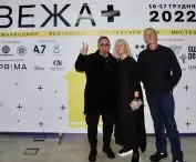 Aleksander Janicki podczas Festiwalu Wieża w Ukrainie w 2022 roku