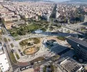 Plac Plaça de les Glòries Catalanes, Barcelona (Hiszpania)