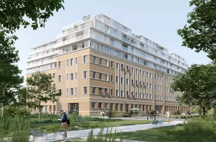 the conversion of a former hospital in Paris