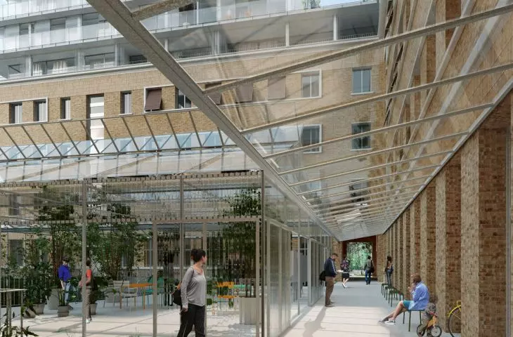 the conversion of a former hospital in Paris