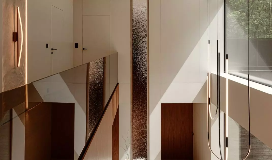 A family home in a pine forest near Warsaw