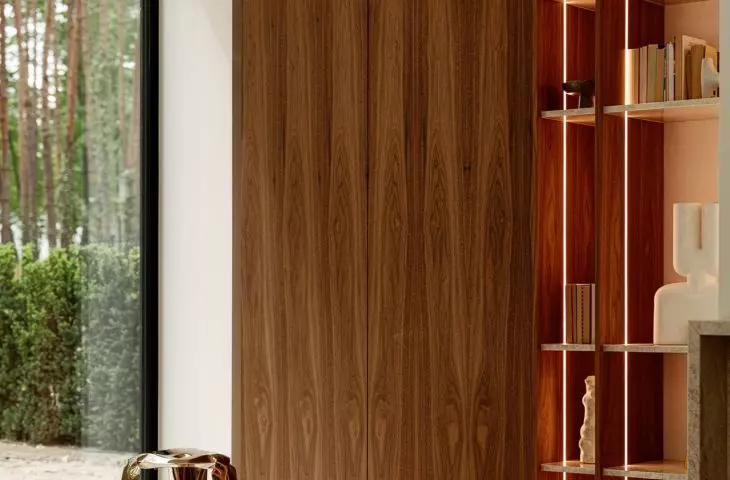 A family home in a pine forest near Warsaw