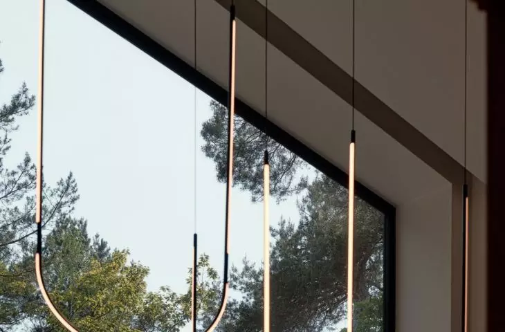 A family home in a pine forest near Warsaw