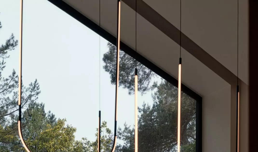 A family home in a pine forest near Warsaw