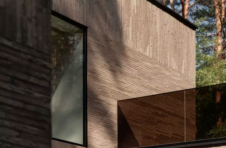 A family home in a pine forest near Warsaw