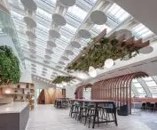 Horison acoustic ceiling panel - white