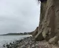 near orlovsk cliff, beach began to disappear