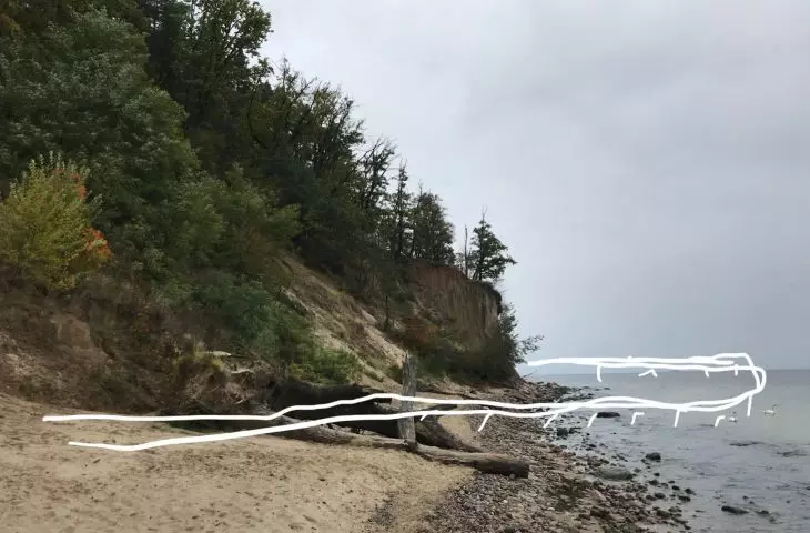 near orlovsk cliff, architects proposed platform made of plastic bottles