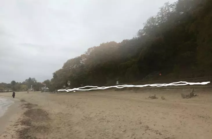 proponowana ścieżka wzdłuż plaży
