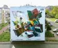 Mural przy ulicy abpa Walentego Dymka 220 w Poznaniu