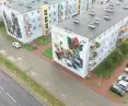 Murale przy ulicy abpa Walentego Dymka 220 i 222 w Poznaniu