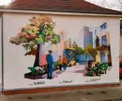 mural przy ulicy Krzywej 4 w Poznaniu