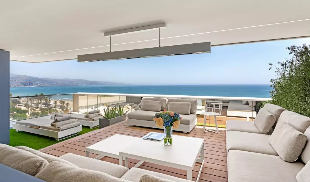 Apartament The Horizon w Maladze projektu Inter-Arch Architects