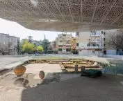 Mosaic in Tirana, Albania