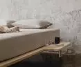 PUFF bed made of oak wood