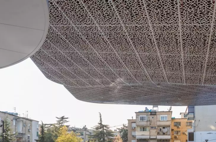 Mosaic in Tirana, Albania