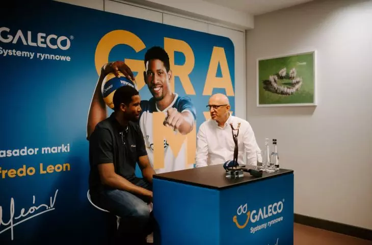 Wilfredo Leon on first visit to Galeco
