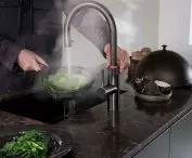 Kran Quooker Flex Round Gunmetal