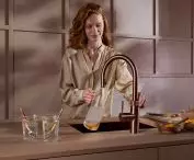 Quooker Flex Round Rose Copper Faucet