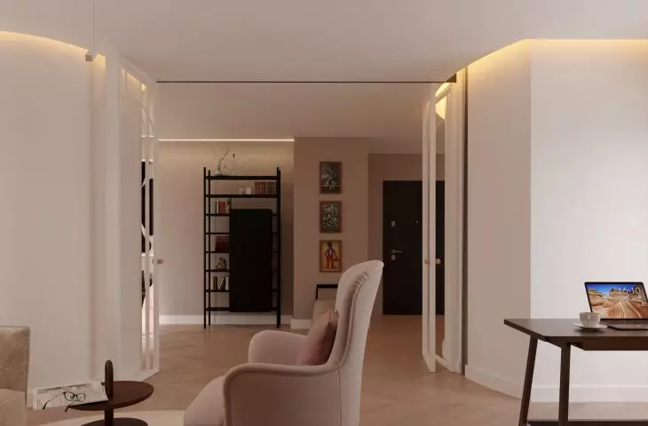 View of the entrance area