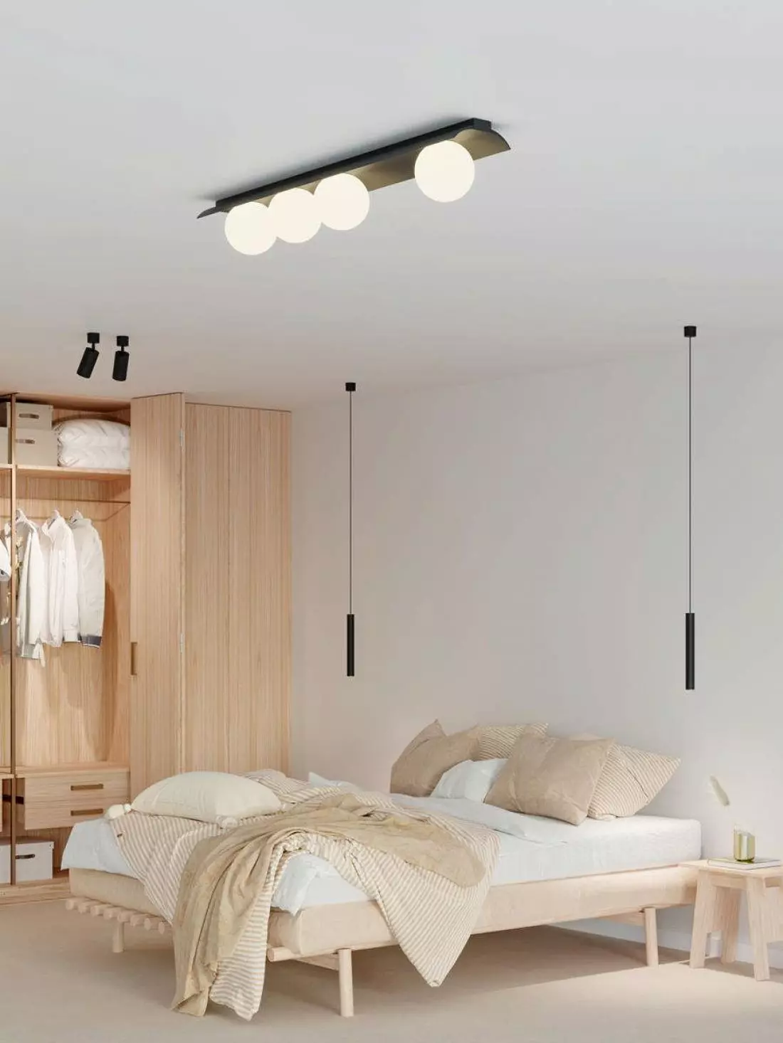 Motyw kuli — lampa
MODERN BALL powstała we współpracy AQForm z biurem projektowym DECHEM 